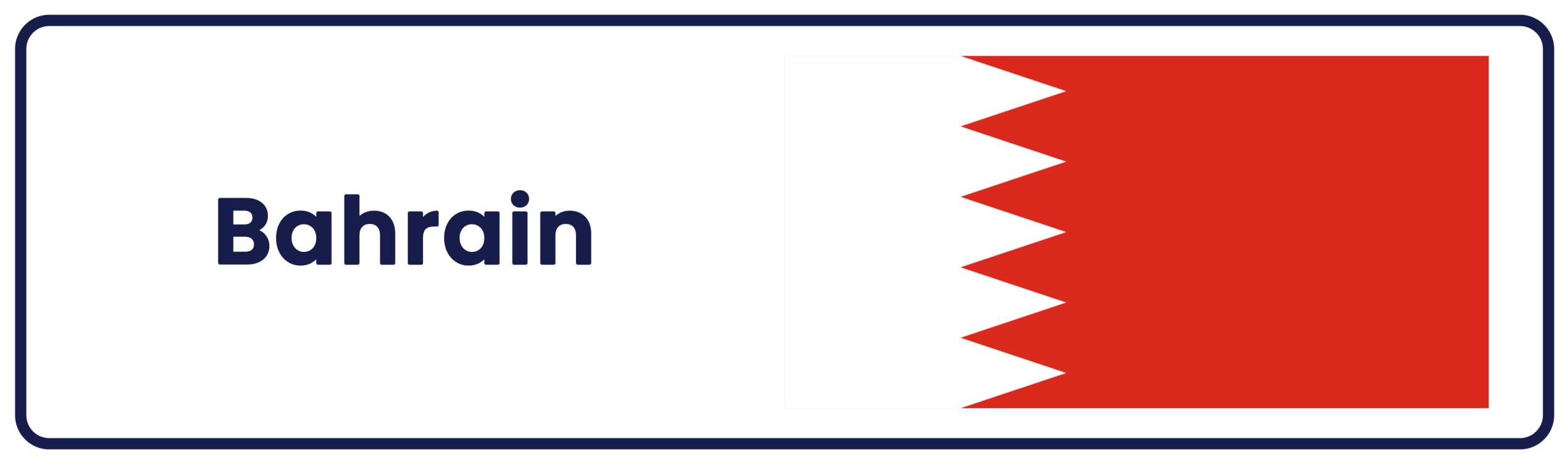 Bahrain - Flag