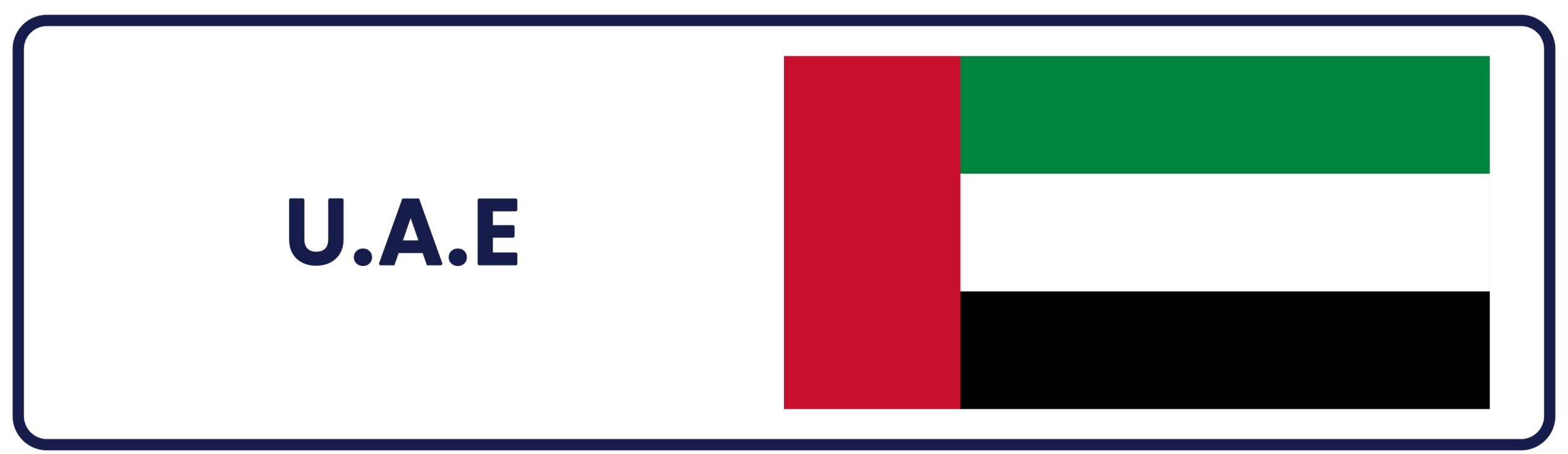 U.A.E - Flag